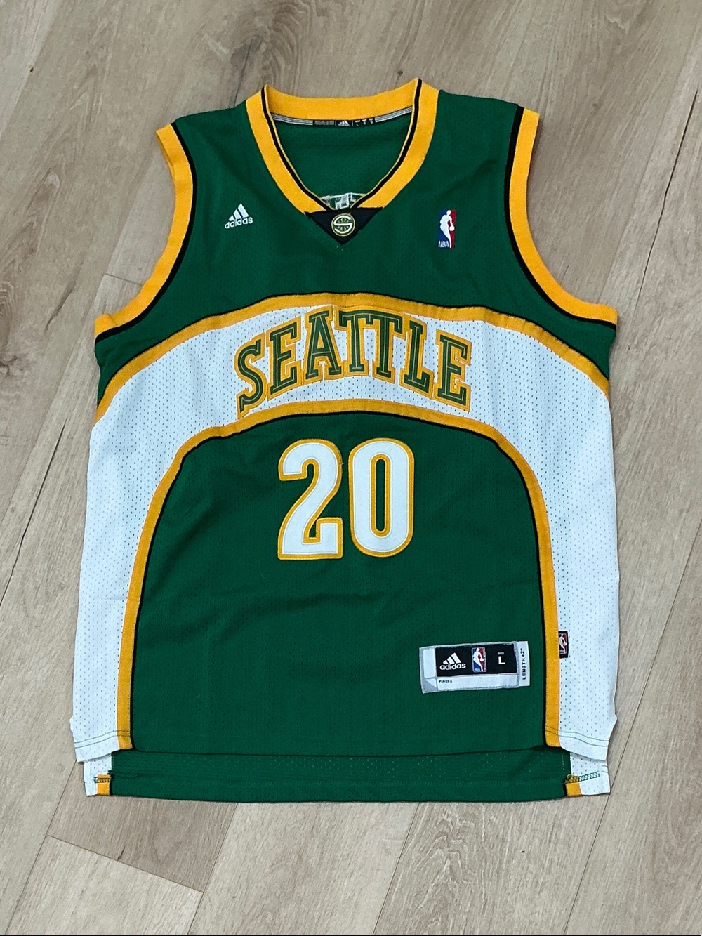 adidas Seattle Supersonics Gary Payton Jersey
